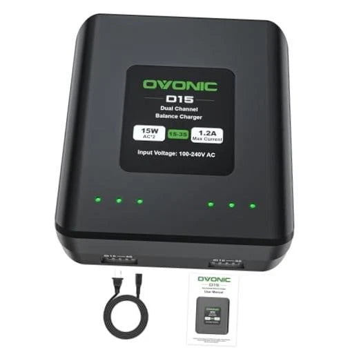 D15 AC 15W LiPo Charger - 1.2A for 1S-3S LiPo RC Batteries Battery