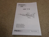 2015 Horizon Hobby E-Flite RC UMX F-16 Fighter Airplane Instruction Manual