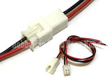 JST XH 2Pin RC Toy LiPO Battery Male Female Housing Connector wire cable 20cm x5