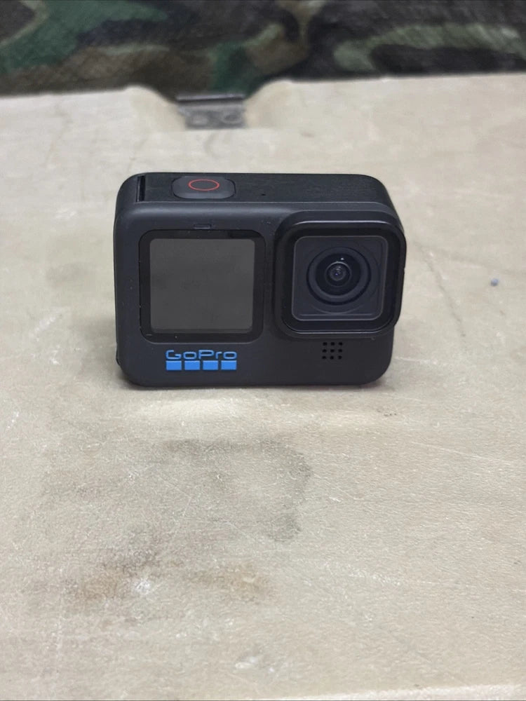 GoPro HERO10 Black action camera with front LCD screen and front lens