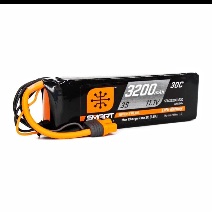 Spektrum Smart LiPo Battery 3200mAh 3S 11.1V 30C Battery