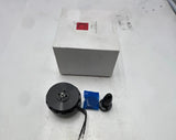 XOAR Titan brushless motor, black circular unit with wires and mounting hardware