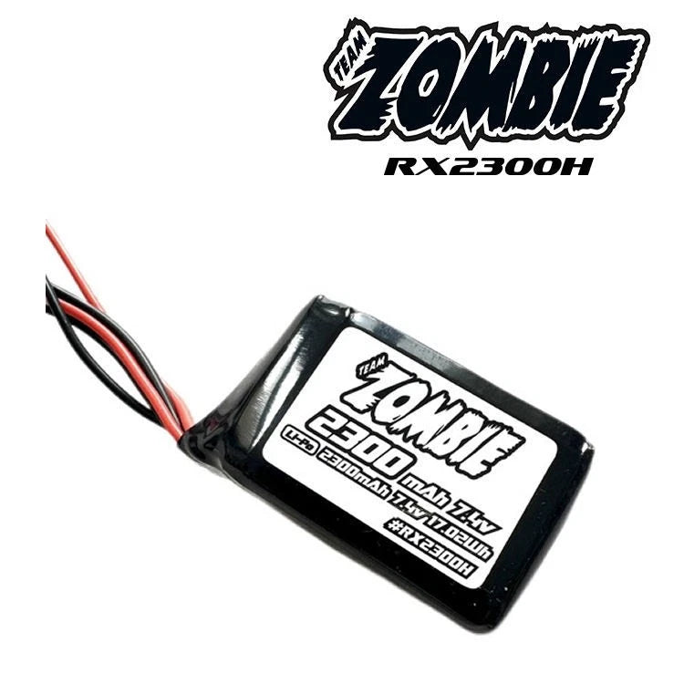 Team Zombie 2300mah 7.4V LiPo Receiver Hump Pack Battery