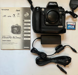 Fujifilm FinePix S3 Pro DSLR Camera Body w/manual, AC adapter & 4GB CF Card