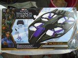 Marvel Studios Black Panther RC drone with purple propellers, 4-channel design
