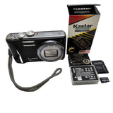 Panasonic Lumix DMC-ZS8 Black 14.1MP Digital Camera w/ Battery+Card Tested A+