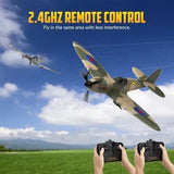 Volantex WWII Spitfire 3CH RC Plane 2.4G Remote Control Fighter Aerobatic RTF