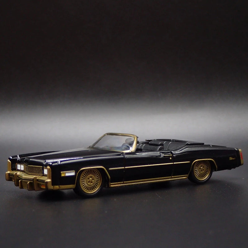 1976 CADDY CADILLAC ELDORADO CONVERTIBLE LOWRIDER 1:64 SCALE DIECAST MODEL CAR