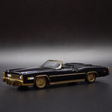 1976 CADDY CADILLAC ELDORADO CONVERTIBLE LOWRIDER 1:64 SCALE DIECAST MODEL CAR