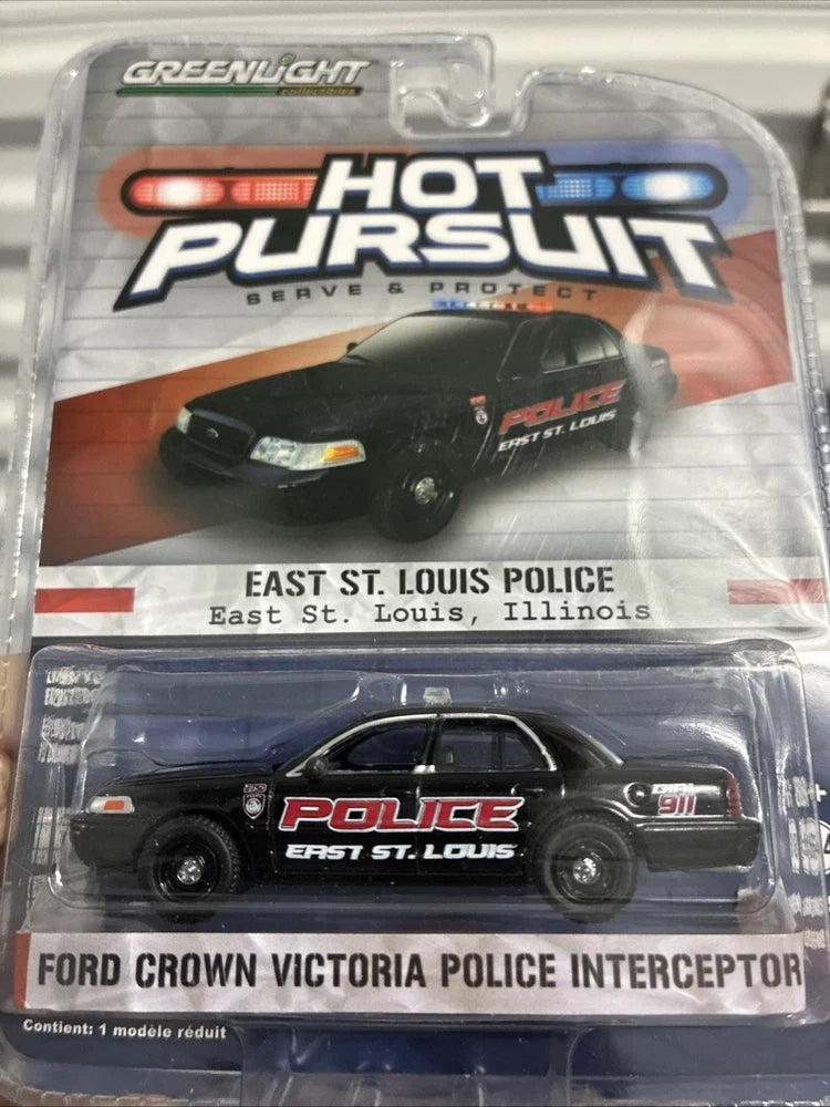 Greenlight Hot Pursuit East St. Louis IL. Ford Crown Victoria Police Interceptor