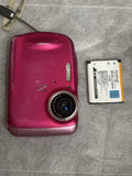 FUJIFILM FinePix Z33WP Compact Digital Camera Pink Black Dot LCD From Japan
