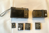 Panasonic Lumix DMC-ZS50 12MP Digital Camera w/Charger, 3 Batteries For Parts
