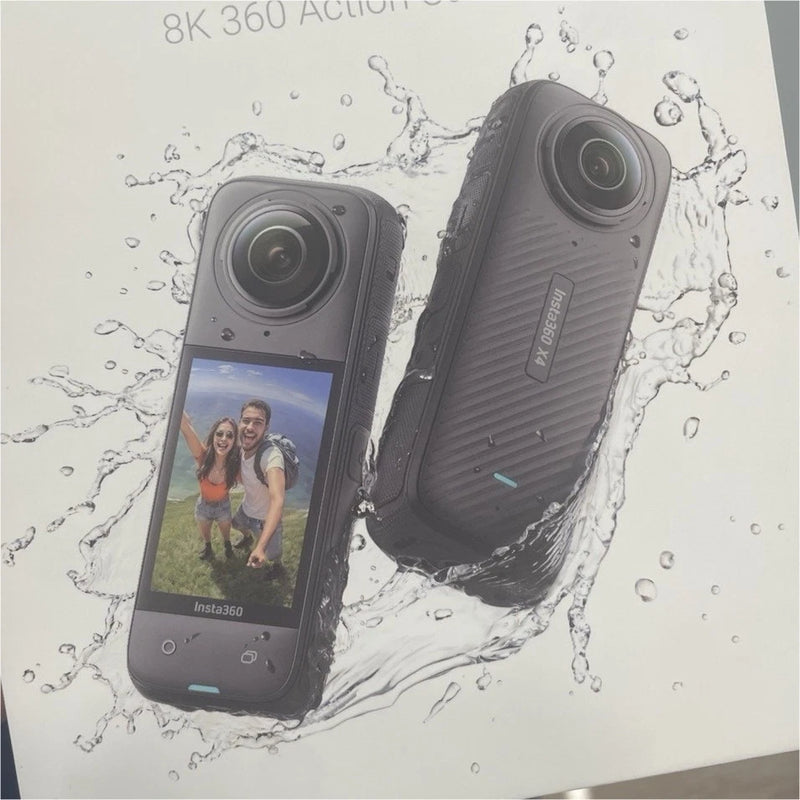 Insta360 X4 8K 360 Waterproof Action Camera Black