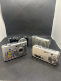 Digital cameras Sony DSC-L1, Sony DSC-W35, Samsung ES65, Panasonic DMC-FX8