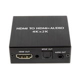 4K * 2K HDMI Stereo Audio Video Extractor Converter HDMI+ Optical SPDIF 3.5mm n