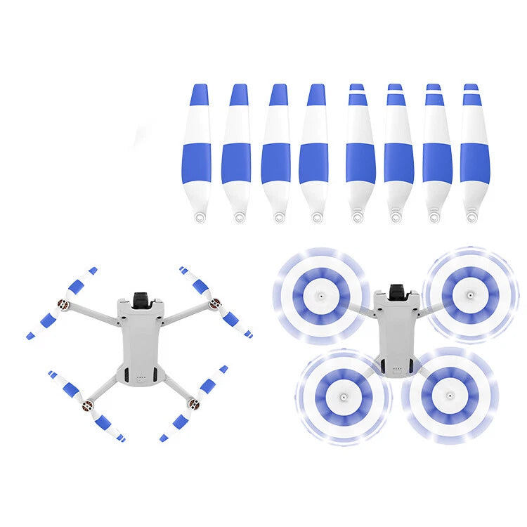 8PCS Low Noise Propeller Blades Props 6030F for DJI Mini 3 Pro Drone Parts