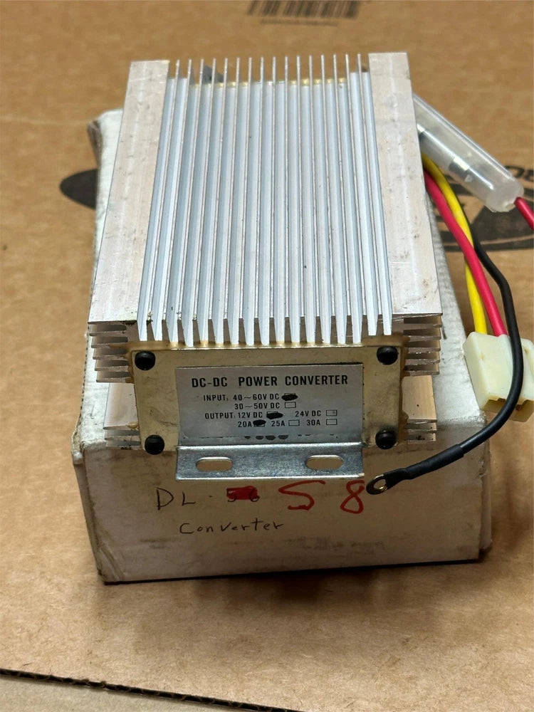 DL-58 DC-DC Power Converter Input 40~60Vdc, Output 12Vdc 20A Golf Cart Step-Down