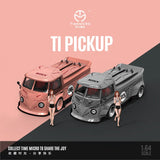 TimeMicro 1:64 T1 Pick Up Pink Pig/Silver Pig Diecast Model Car