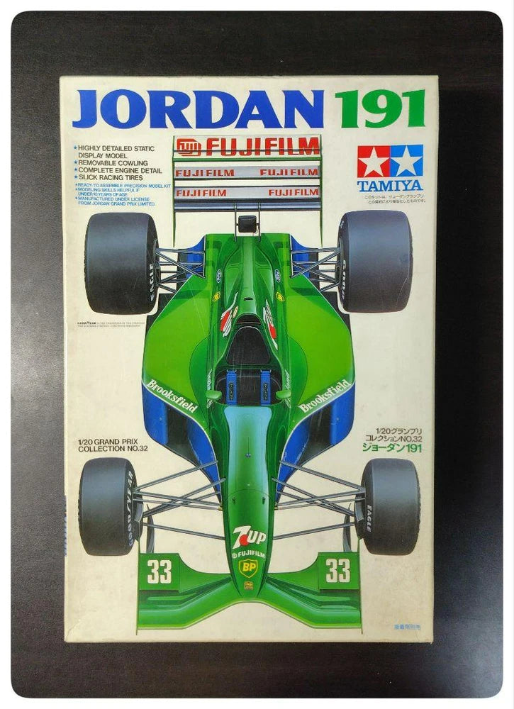 Tamiya 1/20 Jordan 191 Grand Preix Collection No.32 antique Plastic Model Kit JP