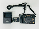 Panasonic Lumix DMC-GX1 Black Compact Digital Camera Excellent C148