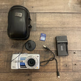 Panasonic Lumix DMC-TZ1 Digital Camera W/ Battery & Charger - Tested And Works