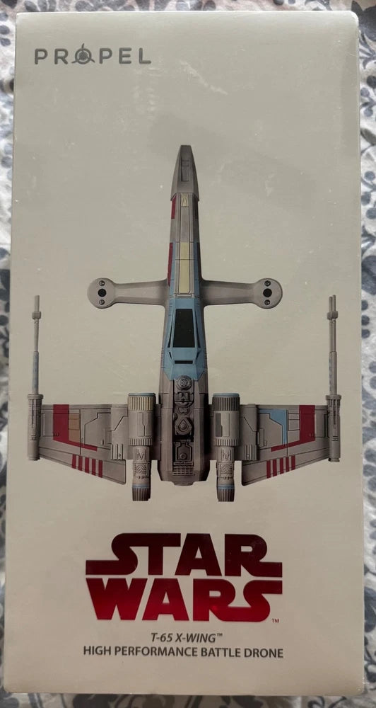 Propel T-65 X-Wing battle drone box with front artwork and Star Wars branding
