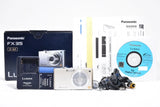 [Excellent] Panasonic LUMIX DMC-FX35 Gold  w/ Original Box & Full Accessories