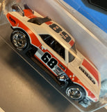 Hot Wheels Modifided Custom '68 Chevy Camaro CUSTOM Super Real Riders Wheel Swap
