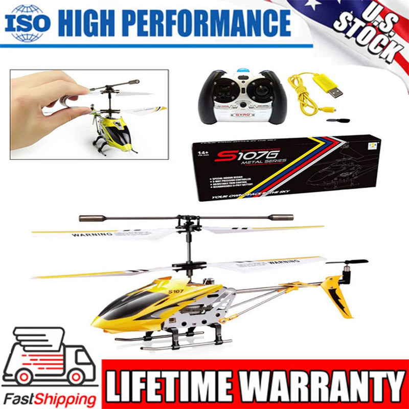 Syma S107G Mini RC Helicopter 3.5CH Metal Remote Control Helicopter Gift For Kid