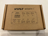 ViFly Whoopstor 3 LiPo charger/discharger box with front panel diagram