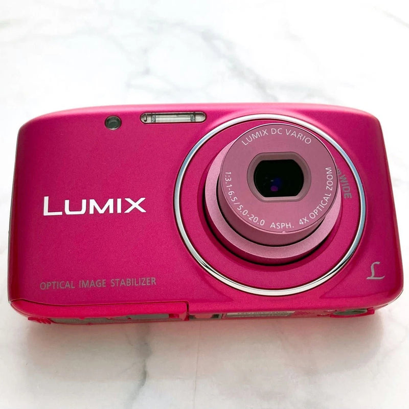 Panasonic LUMIX DMC-S2 Pink HD Video 4x Optical Zoom From Japan