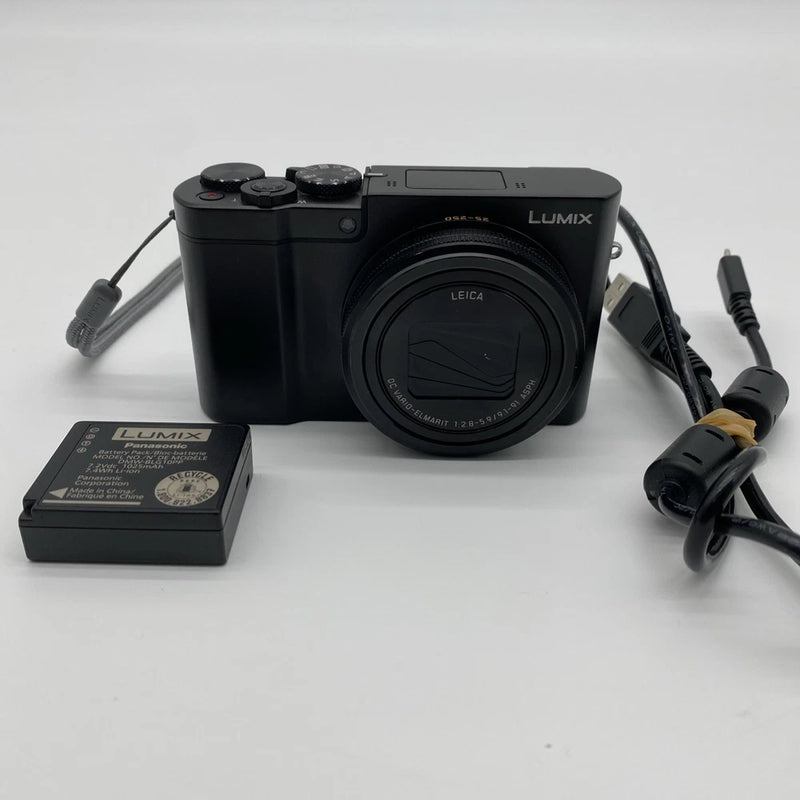 Panasonic Lumix DMC-ZS100 Digital Camera Leica Lens {20.1MP} 2 Batteries Mint