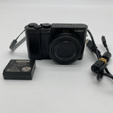 Panasonic Lumix DMC-ZS100 Digital Camera Leica Lens {20.1MP} 2 Batteries Mint