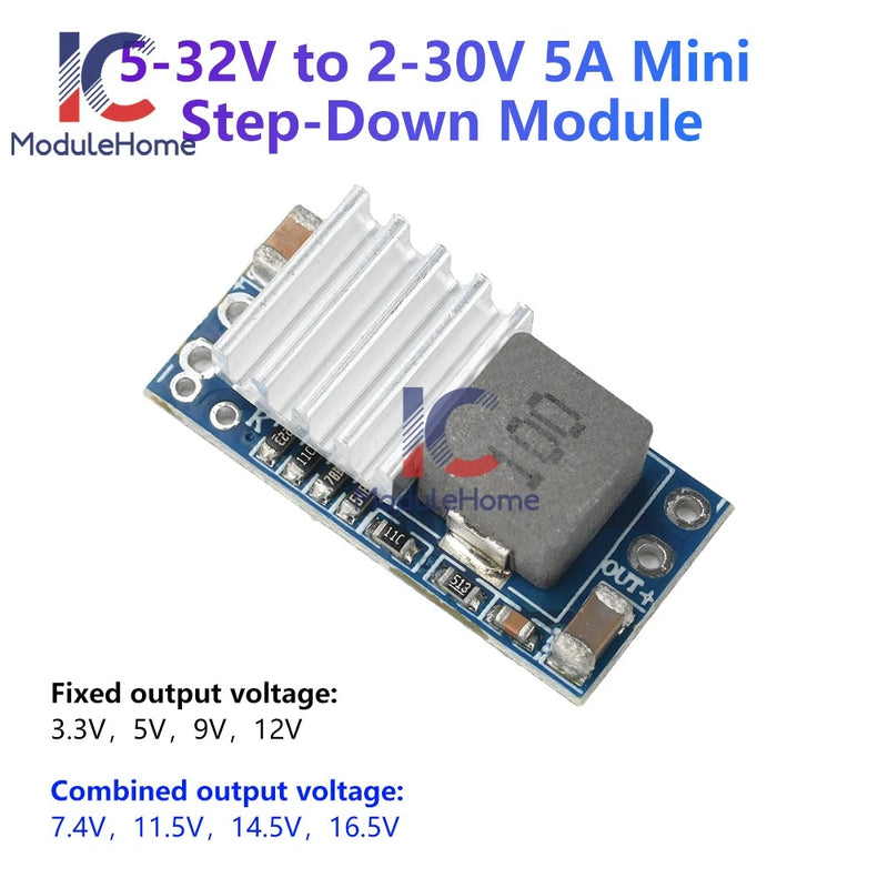 DC-DC Buck Boost Module 5/6A Small Power Module 3.3V5V9V12V For Drone RC Model