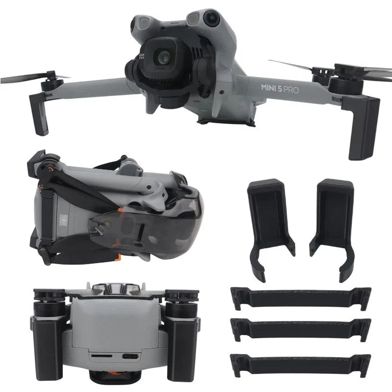 Propeller guard brackets set with two black U-shaped mounts