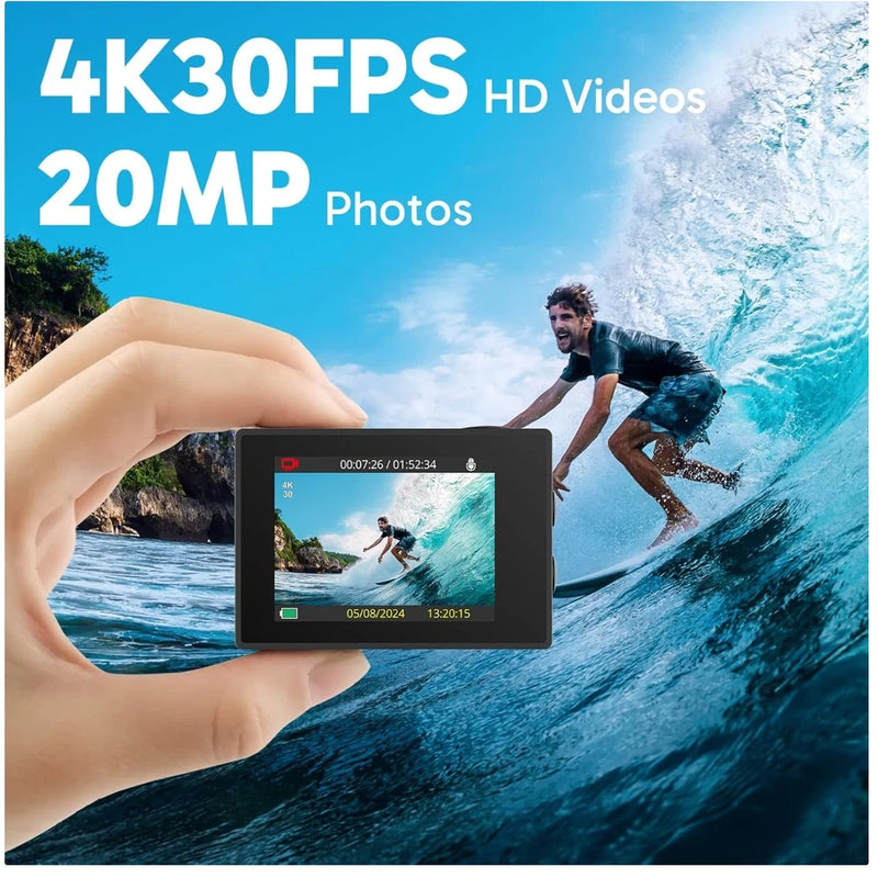 Ultra HD 4K30fps Camera with Accessories