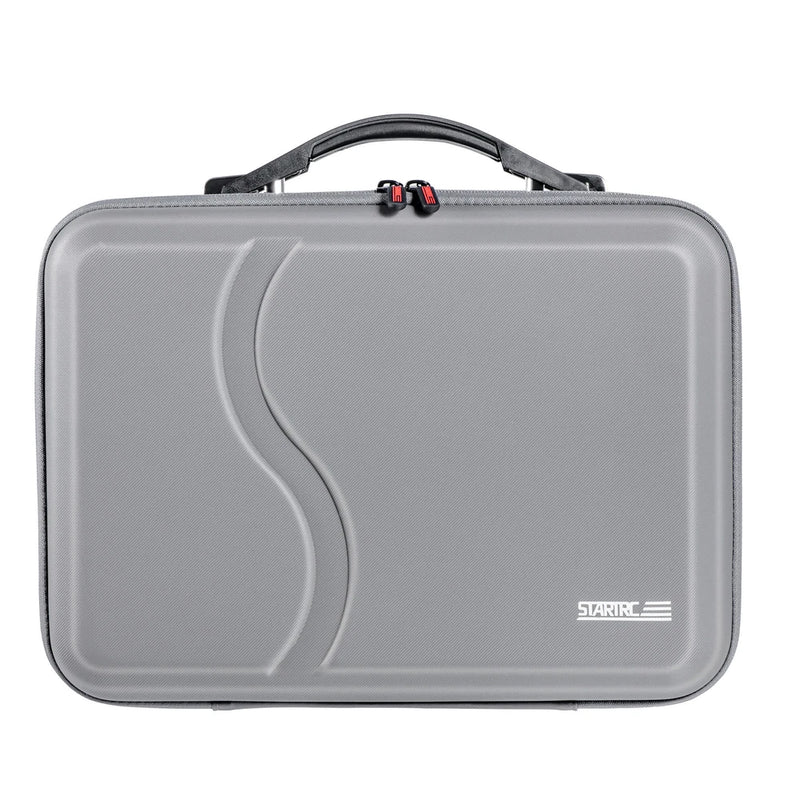 Waterproof hard carrying case for DJI RS 4, gray with top handle and zipper