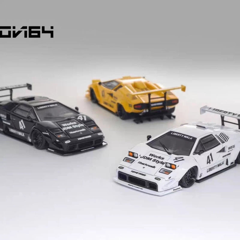 Vision 1:64 LP500 LB Countach Alloy car Model Collectible Ornament Gift toy