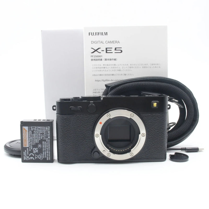 Fujifilm X-E5 Mirrorless Camera Black Shutter Count 1306 [Top Mint]