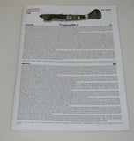 SPECIAL HOBBY Tempest Mk.V 1/32 instruction booklet page with EN text