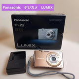 Panasonic LUMIX DMC-FH5 Digital Camera 16MP LEICA Lens Gold Pink Gold Tested