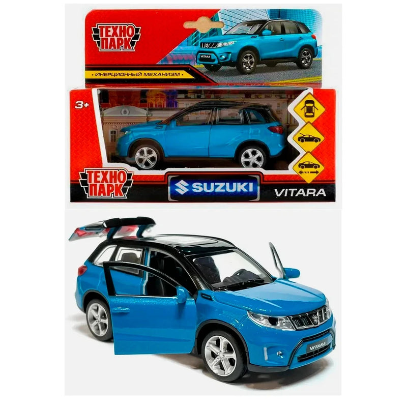 SUZUKI VITARA S Metal Model Diecast Car Scale, Collectible Toy Cars, blue 1/38