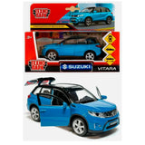 SUZUKI VITARA S Metal Model Diecast Car Scale, Collectible Toy Cars, blue 1/38