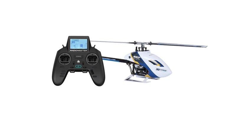 OMPHOBBY M2 EVO MK2 Ready to Fly RC Helicopter Outdoor Dual Brushless Motors ...