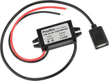 Waterproof 12V/24V to 5V Converter DC-DC Step down Module Power Adapter (USB Con