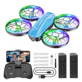 Holyton D33W Drone Gesture Control 3 Batteries Propeller Guard Under 100g Gift