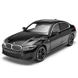 1:24 325Li Model Toy Car Diecast Toy Vehicle Doors Open Pull Back Black