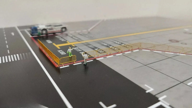 Diorama 1:200 Aircraft Fence Guardrail Model Airport Ground Handling Props Model