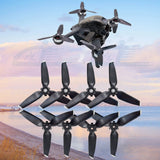4Pairs Propellers Blade For DJI FPV Drone Accessories Quiet Quick Release Silver