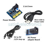 USB DC 5V to DC 9V/12V Step-up Module Converter 2.1x5.5mm Male Connector Plus S